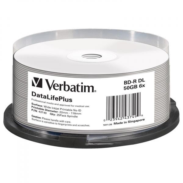 BD-R DL 50 GB 43749 25-pack 