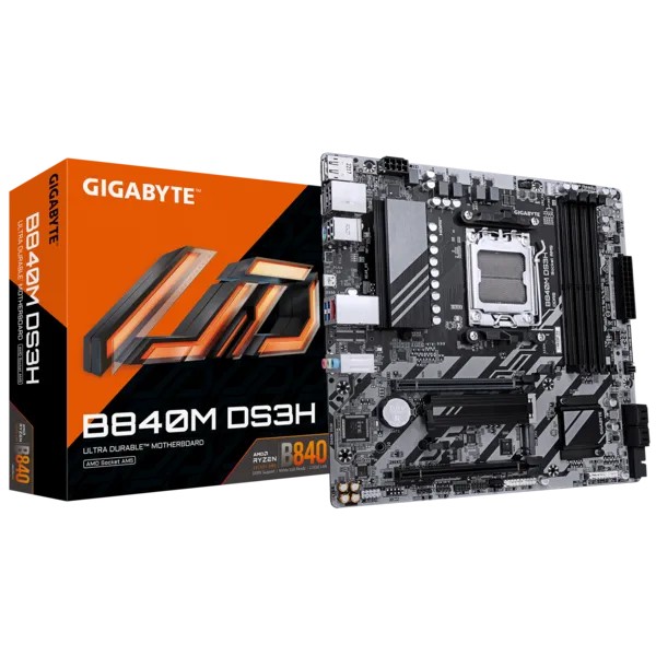 Płyta główna B840M DS3H AM5 4DDR5 HDMI/2DP mATX 