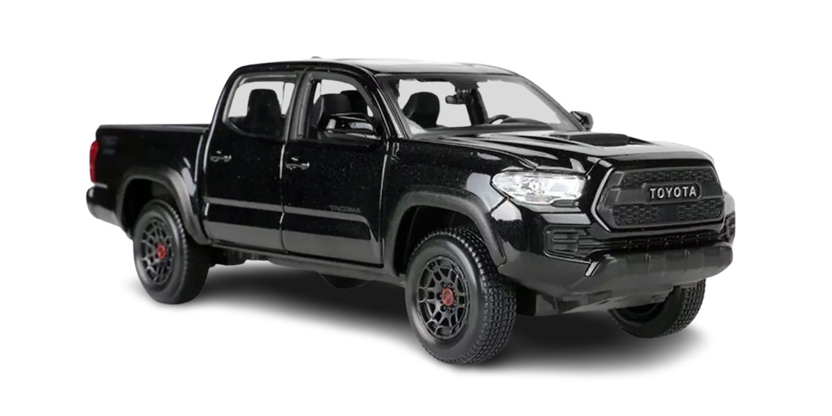Model Toyota Tacoma TRD 2023 czarny 1/24 