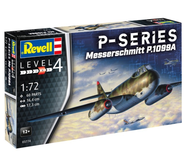 Model plastikowy Samolot Messerschmitt P.1099A-P-SER 1/72 