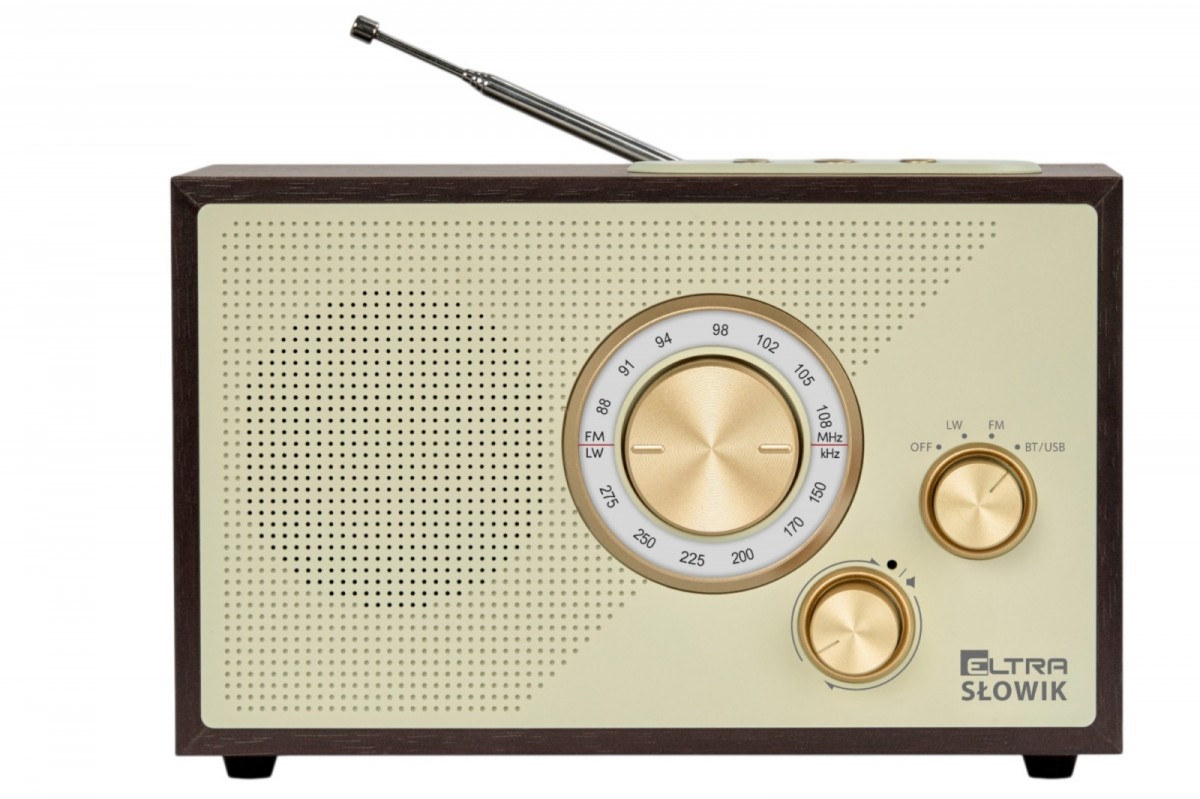 Radio OR SŁOWIK USB/BT ciemny brąz 