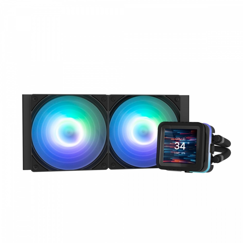Chłodzenie procesora ALPHA2 DS A24 BL 240 mm CPU Liquid Cooler 