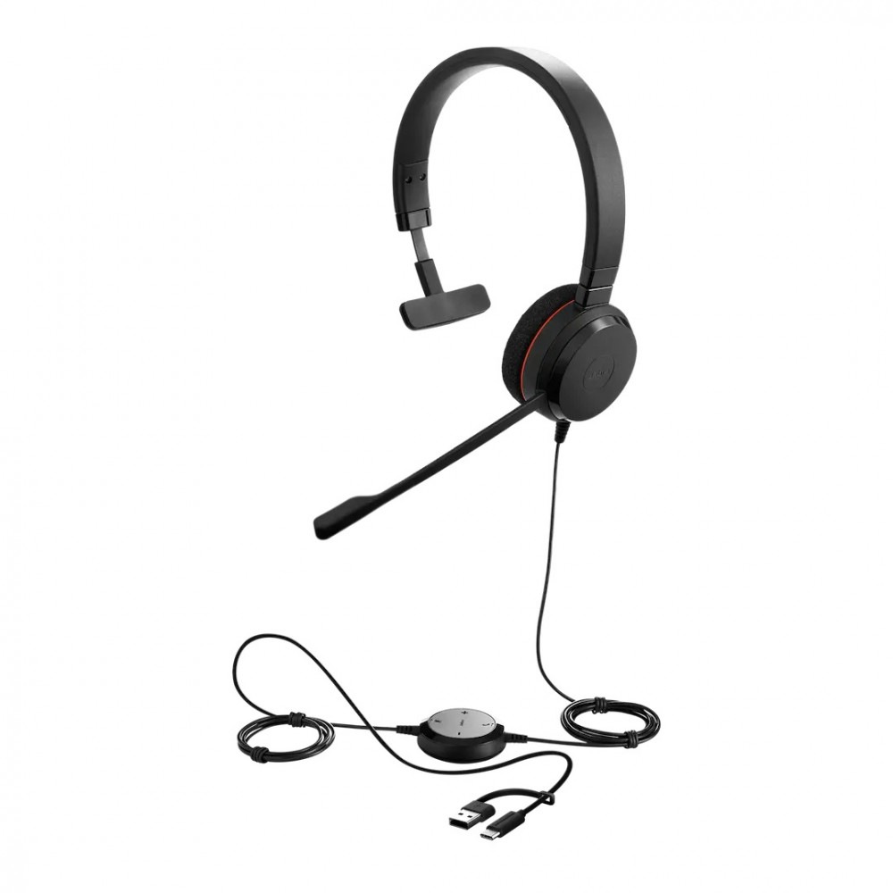 Słuchawki Evolve 20 SE USB-A amp C MS Mono 