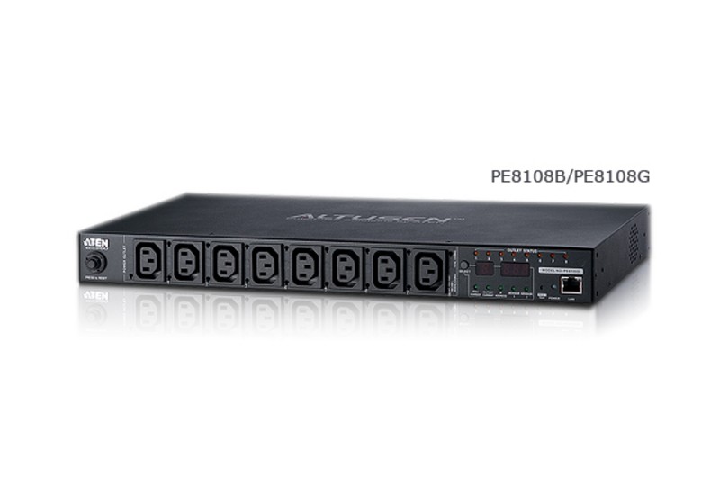 Listwa PDU 10A 8-Outlet 1U z pomiarem PE8108G-AX-G