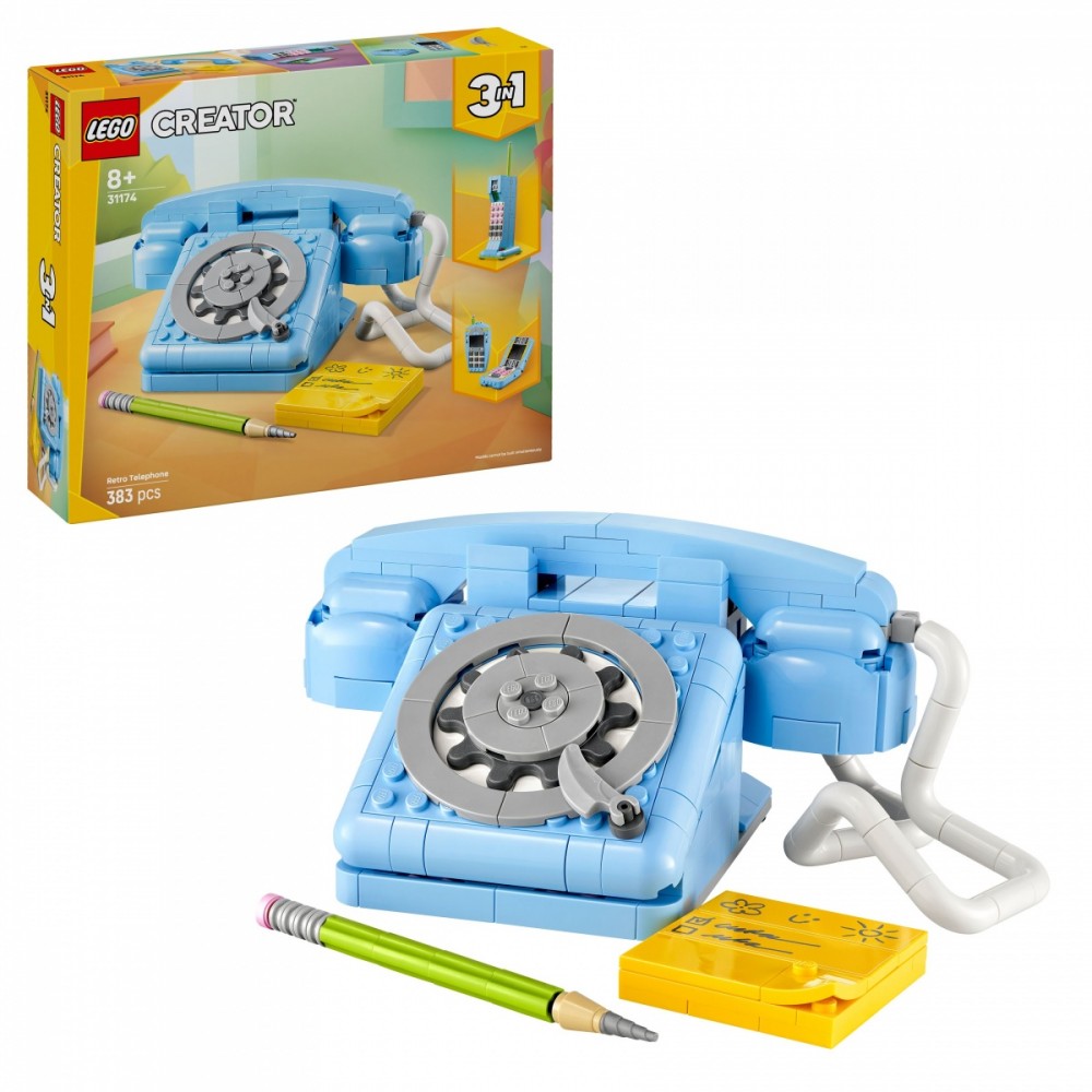 Klocki Creator 31174 Telefon w stylu retro 