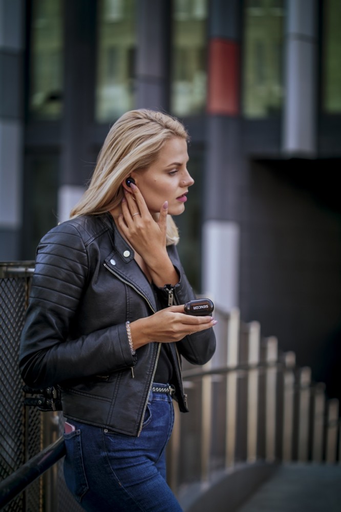 Słuchawki bluetooth douszne SEP 510BT BK TWS 