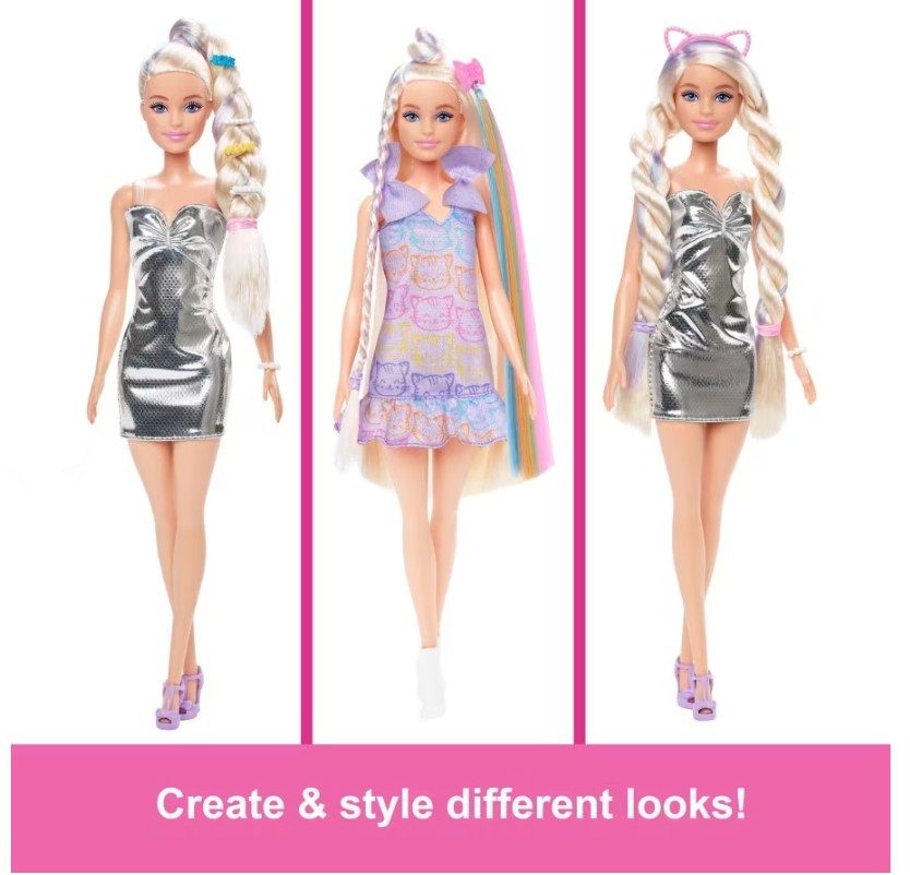 Lalka Barbie Zabawa włosami 