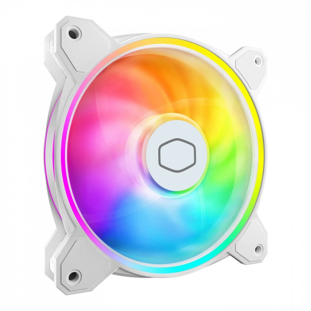 Wentylator MasterFan MF120 Halo2 White Edition 