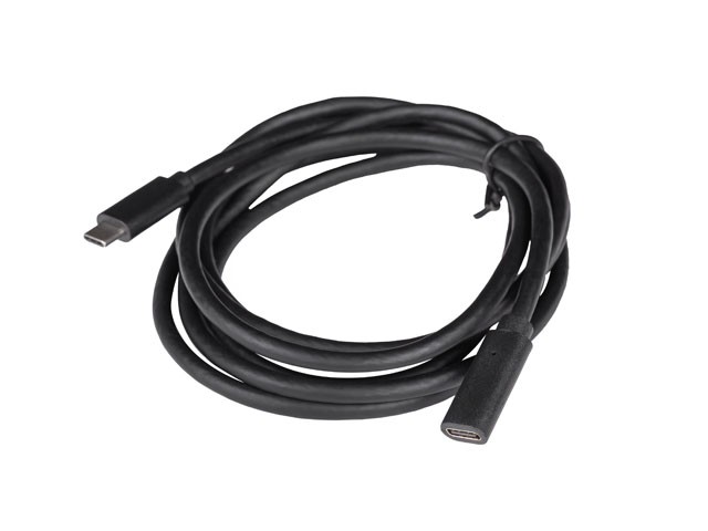 Przedłużacz USB-C M/F 3.1 1.5m czarny