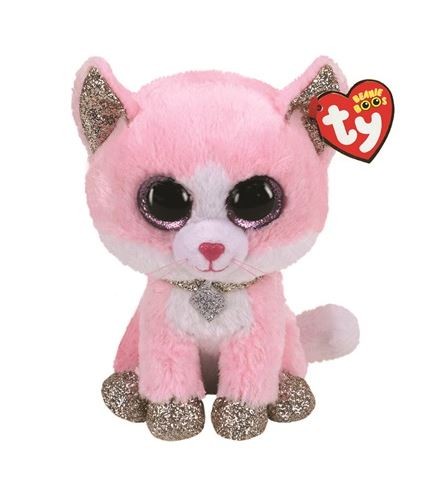 Maskotka Ty Kot różowy - Fiona 15 cm