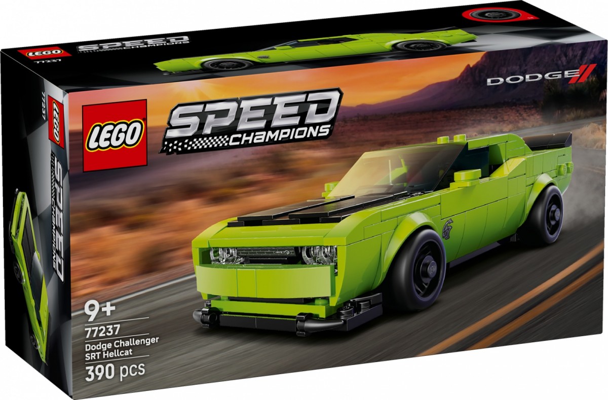 Klocki Speed Champions 77237 Samochód sportowy Dodge Challenger   SRT Hellcat 