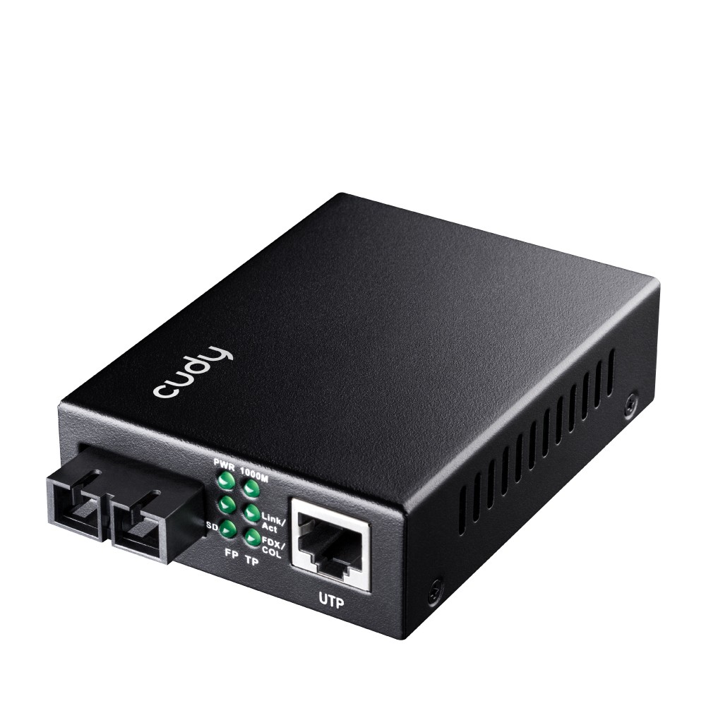Konwerter światłowodowy MC100GSA-20 Gigabit Media Converter 1310nm SM 20Km SC 