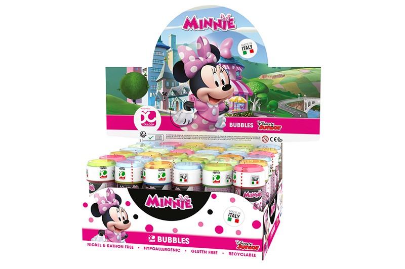 Bańki mydlane 60 ml Minnie display 36 sztuk