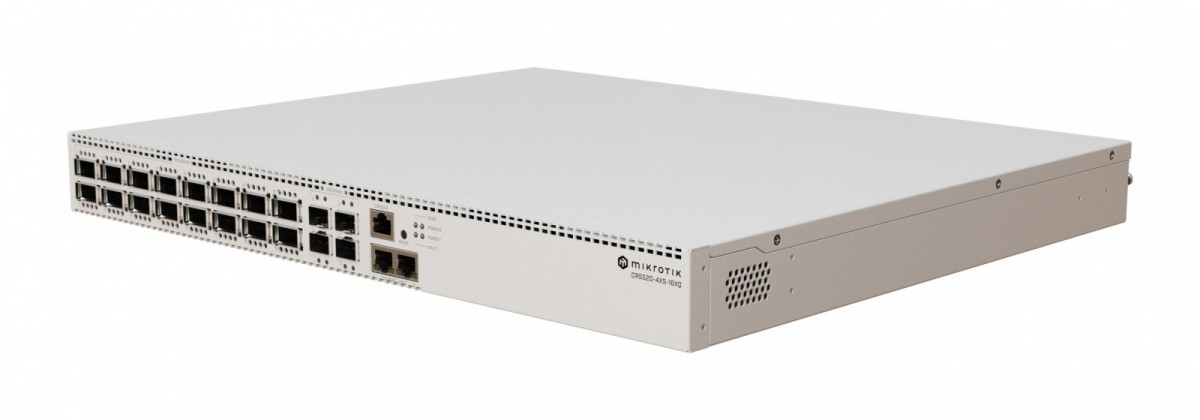 Przełącznik CRS520-4XS-16XQ-RM zarządzalny 16x  QSFP28, 4x SFP28, 2x 10GE