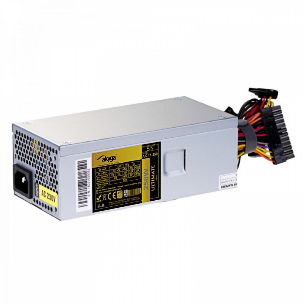 Zasilacz TFX AK-T1-250 250W 80+ Gold