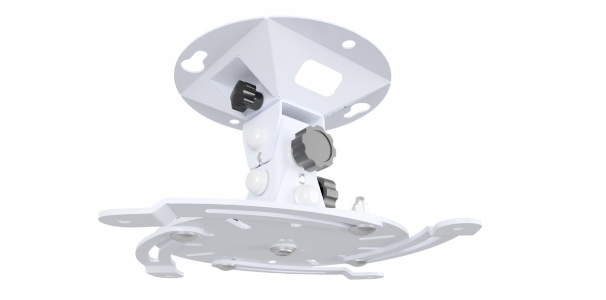 PMV400W Uchwyt sufitowy do projektora Biały 30 kg
