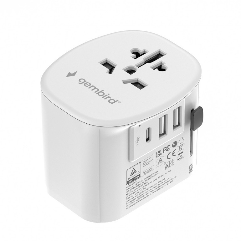 Adapter sieciowy uziemienie Uniwersalny  15W 