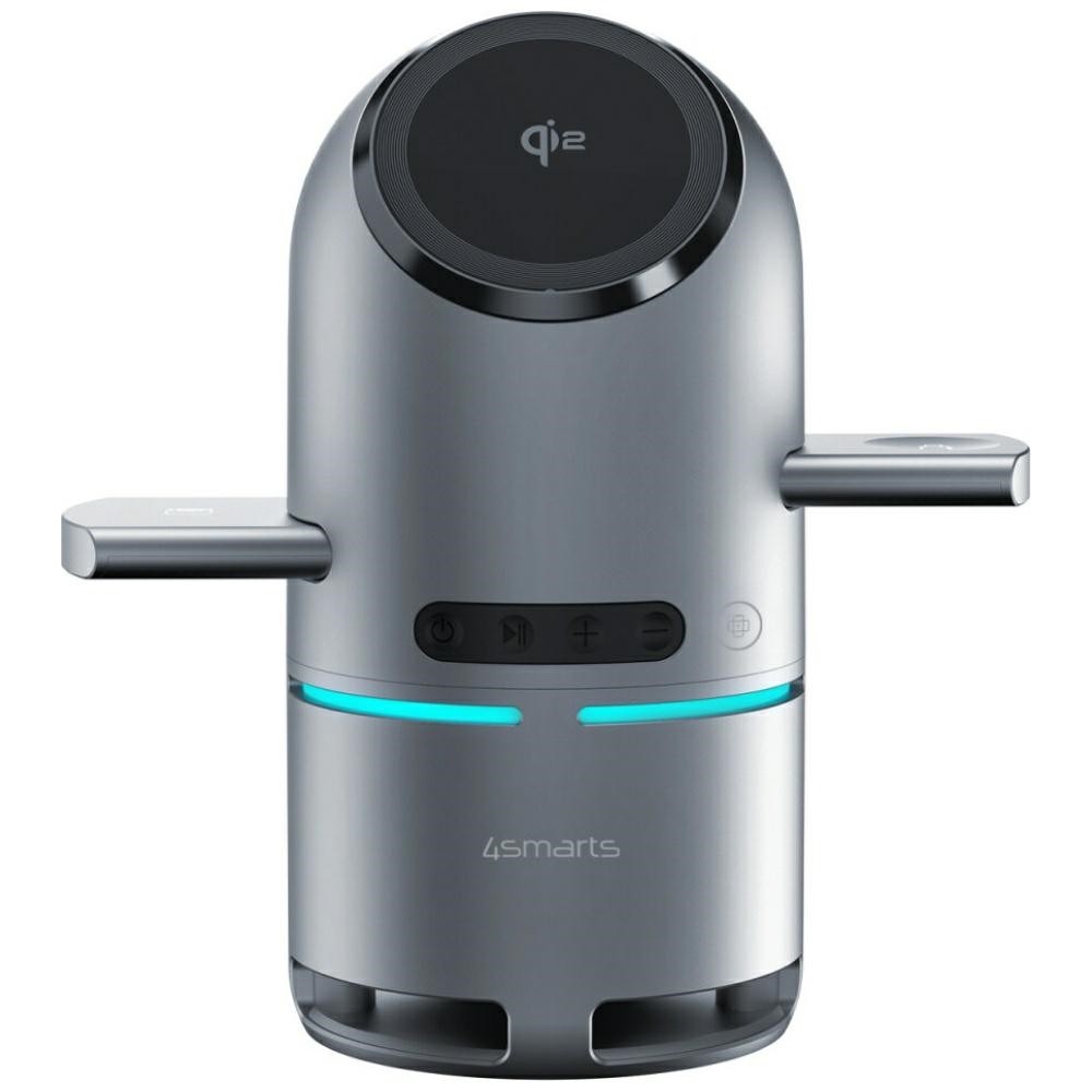 Stacja ładująca ChargeBot Sound Qi2 Szara 