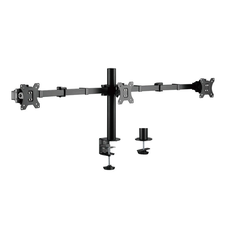 Uchwyt na 3 monitory,17 -27 cali, ramie 380mm,3x7kg 