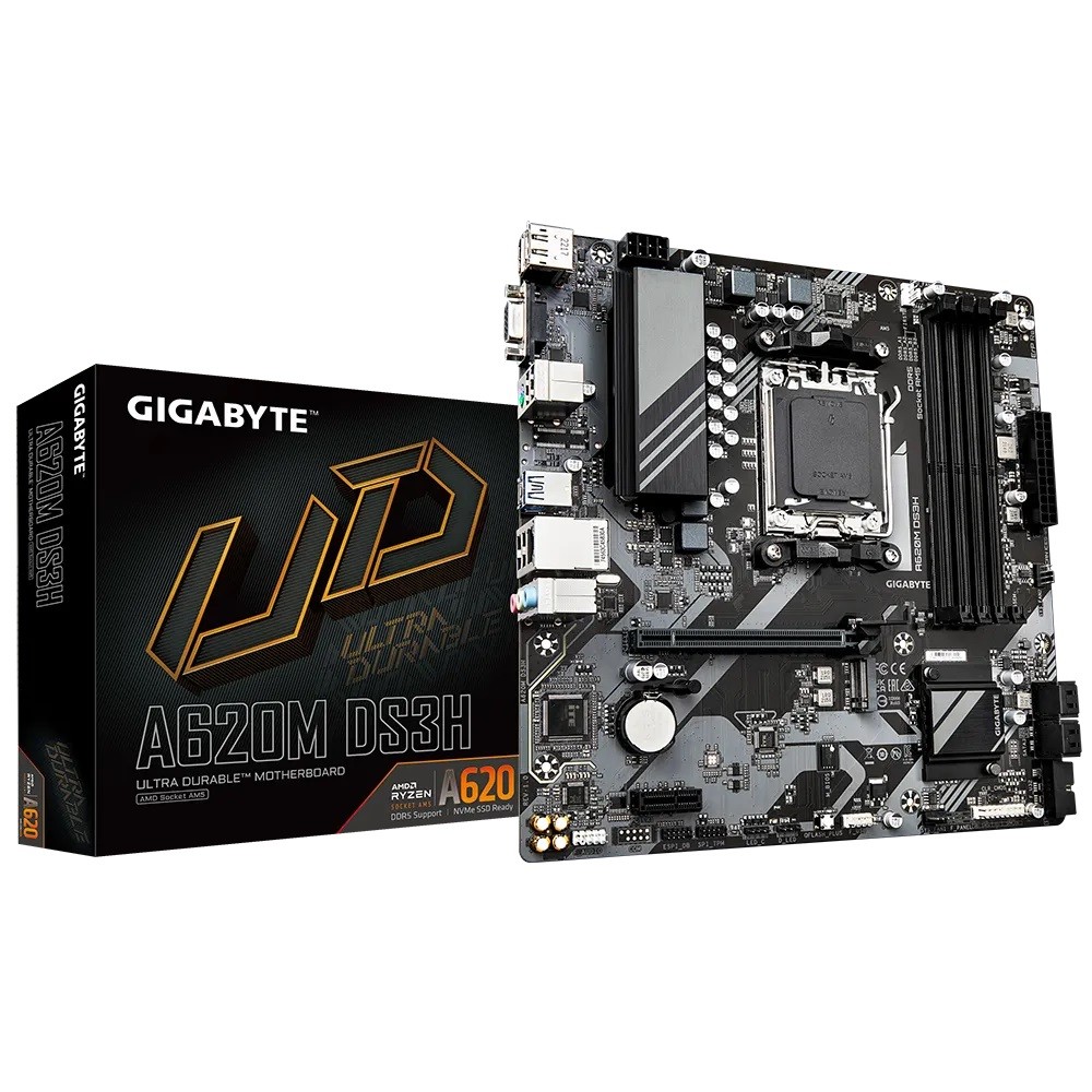 Płyta główna A620M DS3H AM5 4DDR5 HDMI/DP M.2 mATX