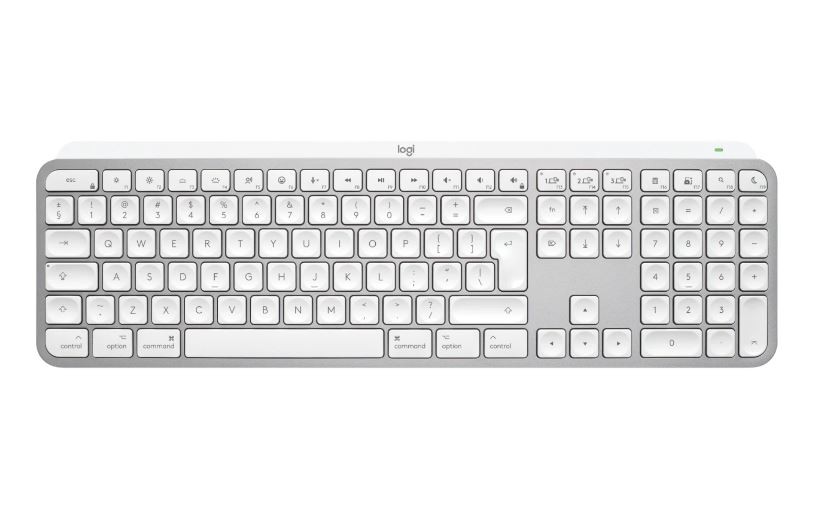 Klawiatura bezprzewodowa MX Keys S for Mac Pale Grey US 920-011638 