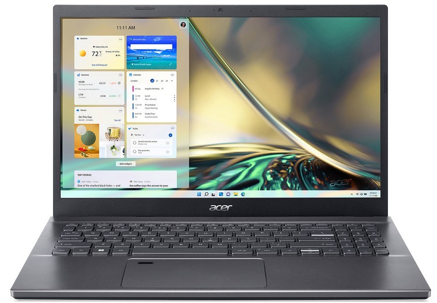 Notebook Aspire 5 A515-57-713N i7-12650H 15.6 FHD 16GB 512GB NoOS szary