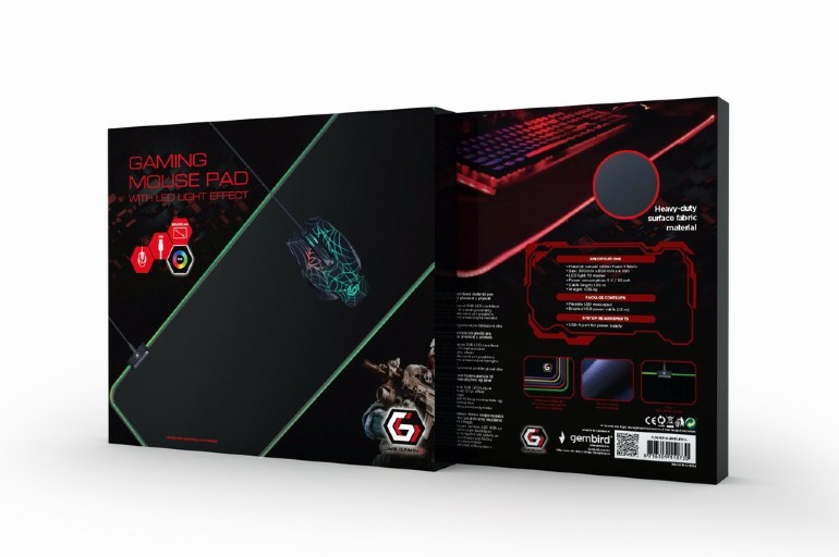 Podkładka pod mysz LED rozmiar L 