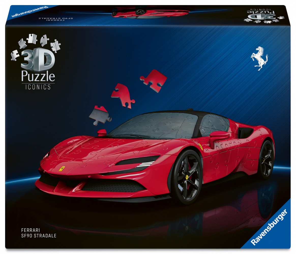 Puzzle 3D Samochód Ferrari Stradale 108 elementów