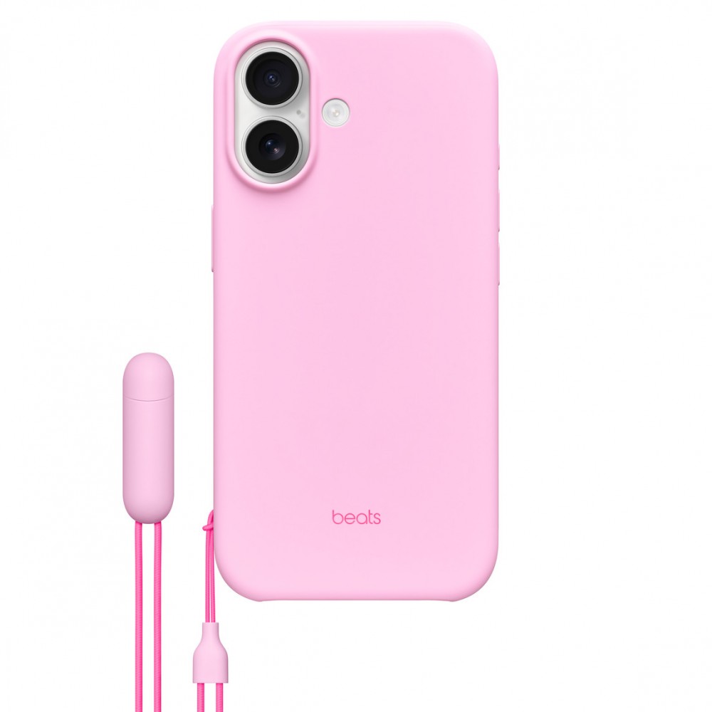 Etui z podpórką Beats Kickstand zgodne z MagSafe i panelem Sterowanie aparatem do iPhonea 17 - opalowy różowy