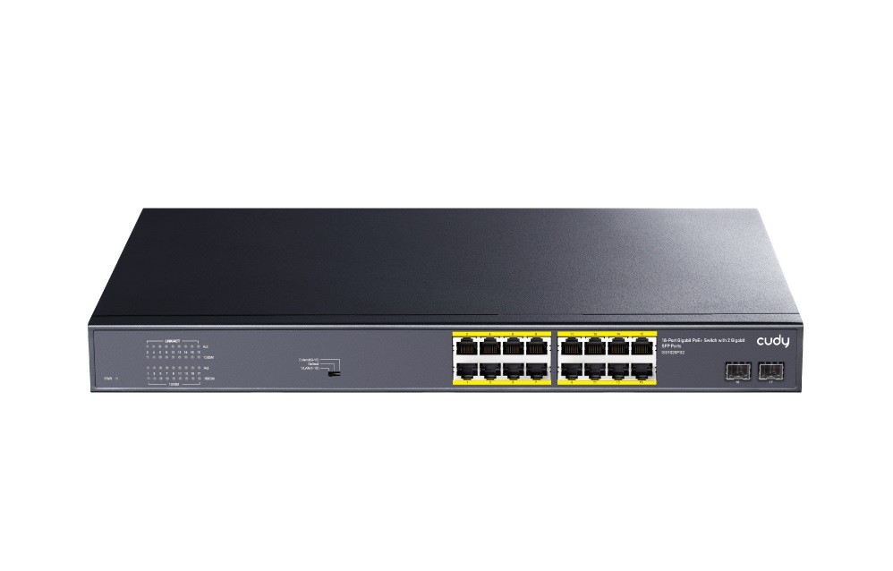 Przełącznik GS1020PS2 16xGE PoE+ 200W 2xSFP 