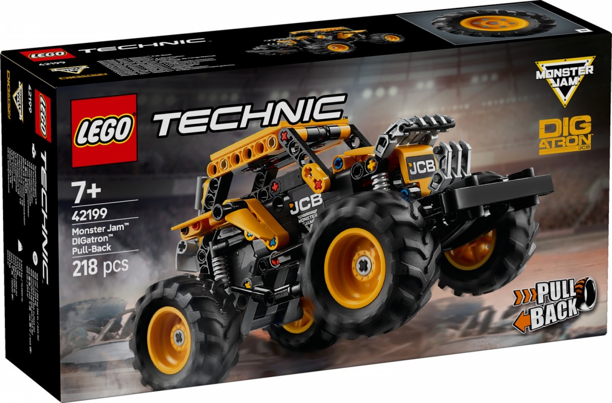 Klocki Technic 42199 Monster Jam DIGatron z napędem pull-back 