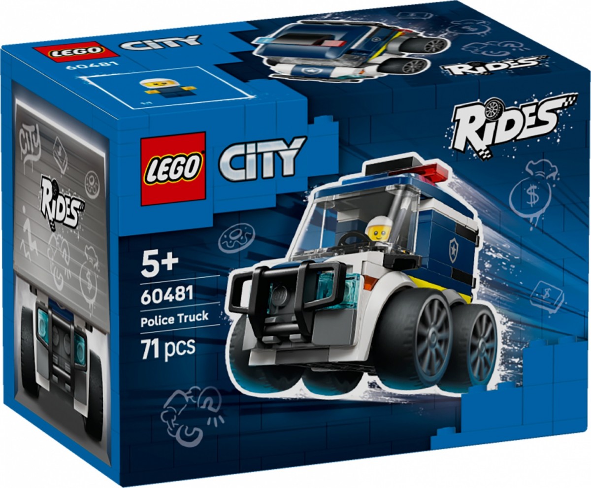 Klocki City 60481 Pojazdy - Ciężarówka policyjna