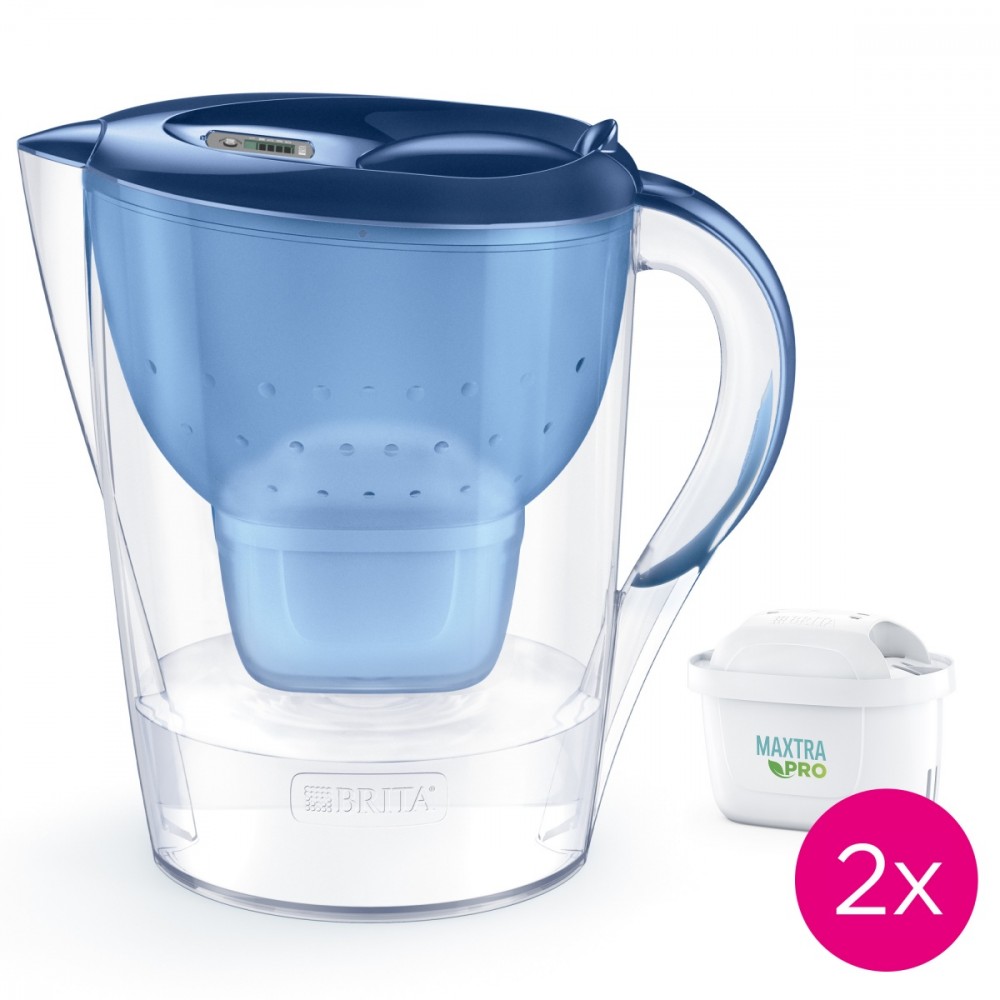 Dzbanek filtrujący 3.5l Marella XL + 2 wkłady filtrujące MAXTRA PRO Pure Performance, niebieski