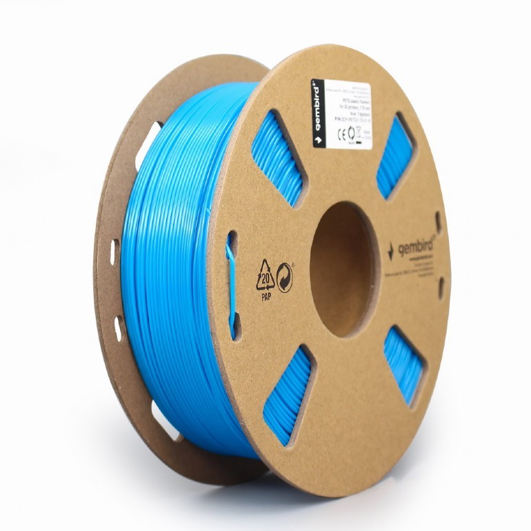 Filament drukarki 3D PETG/1.75mm/1kg/niebieski