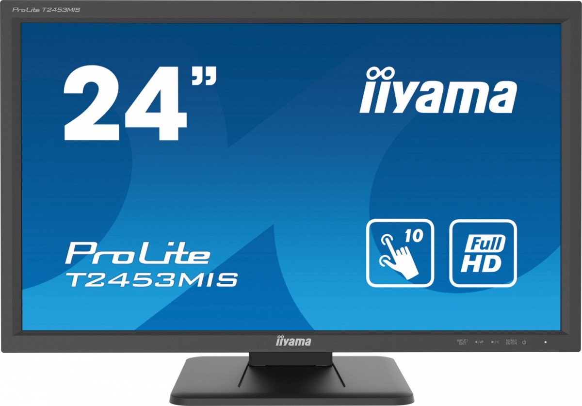 Monitor 24 cale T2453MIS-B1 VA,10p.dotyku,podczerwień,7H,HDMI,DP,VGA 
