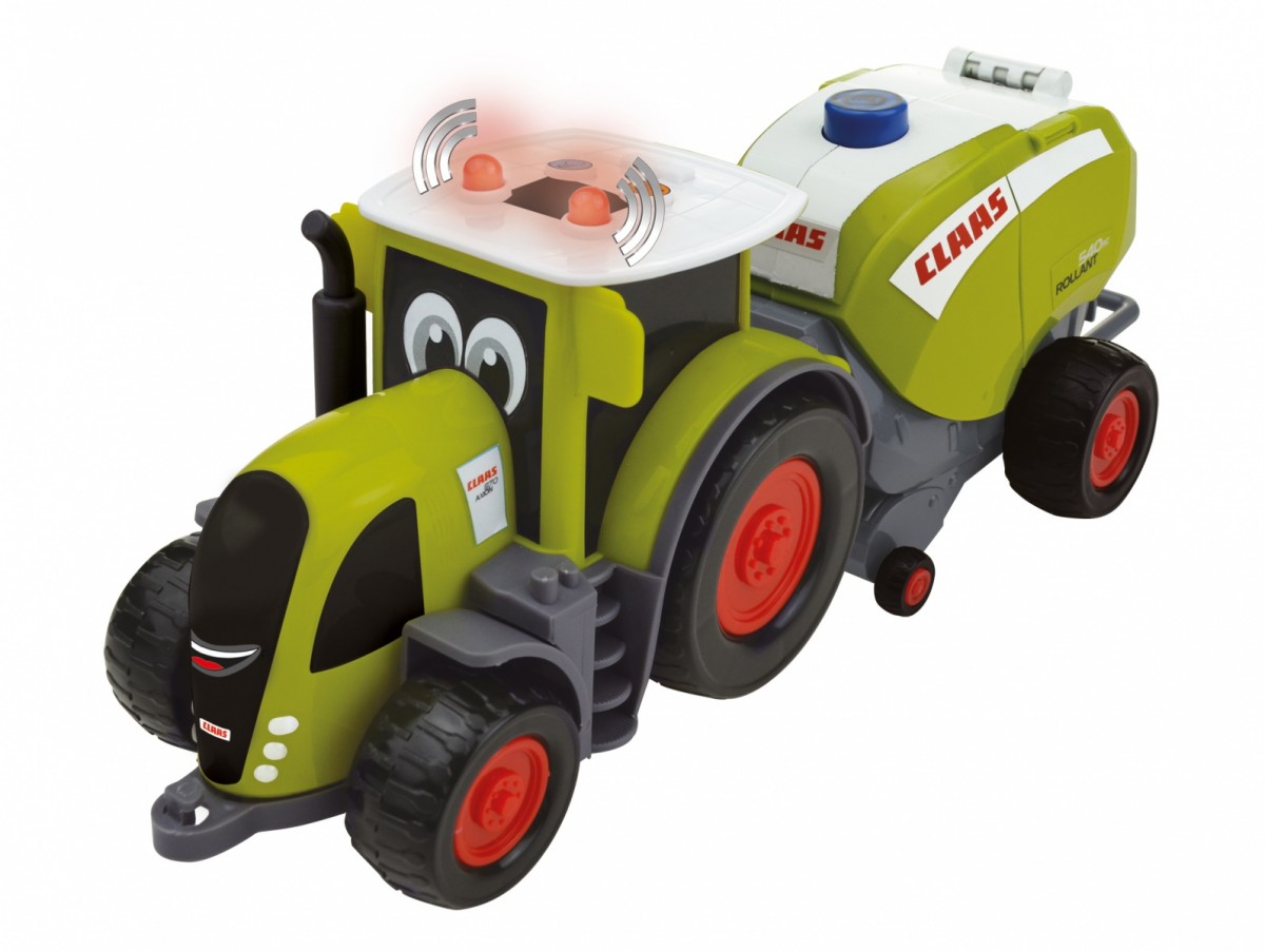Traktor Claas z prasą rolującą Happy People 