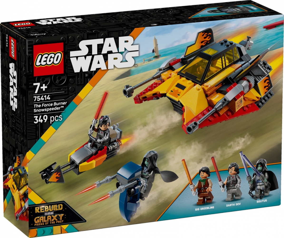 Klocki Star Wars 75414 Płomienny śmigacz śnieżny 