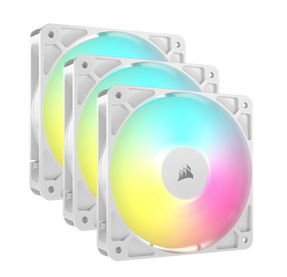 Wentylator RS120 ARGB White 120mm Fan Triple Pack 