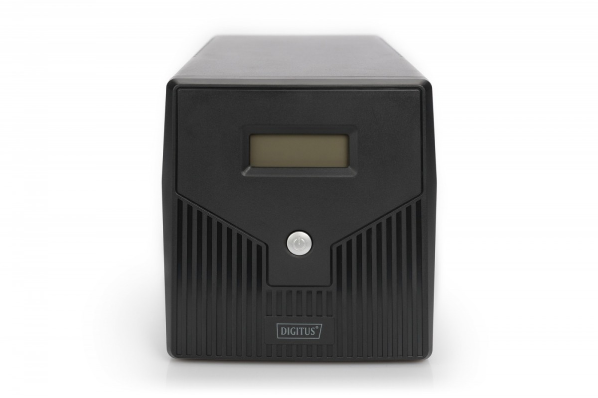 Zasilacz awaryjny UPS Line-Ineractive LCD, 1000VA/600W, 2x12V/7Ah, AVR, 4xSCHUKO, USB, RS232, RJ45