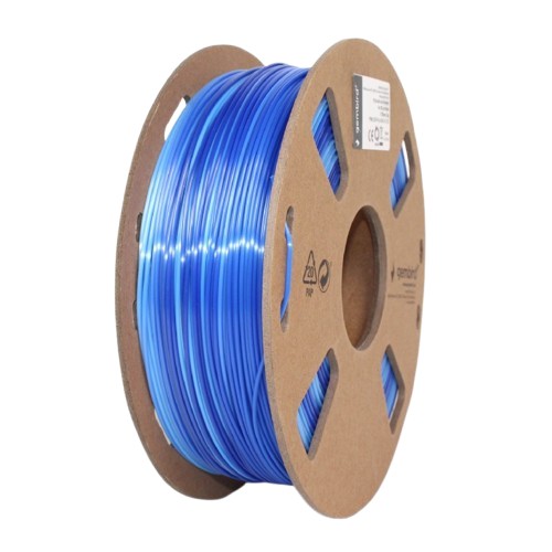 Filament PLA Silk efekt lodowy, 1,75 mm, 1 kg, lodowy błękit do ciemnoniebieskiego