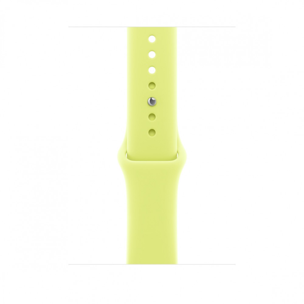 Pasek sportowy w kolorze neonowym żółtym do koperty 46 mm - rozmiar S/M