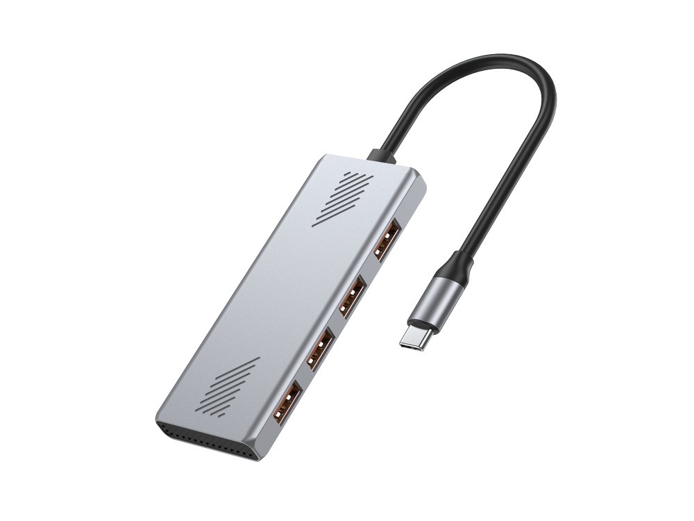 HUB USB 3.2 (Gen 2) typu C, 4 porty USB-A 