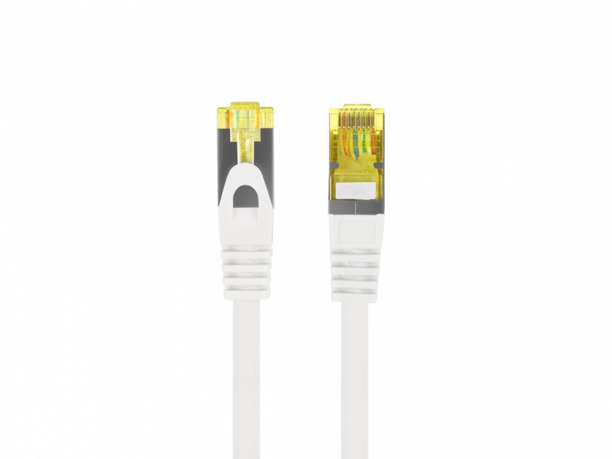 Patchcord kat.6a s/ftp lszh cu 3m biały fluke passed 