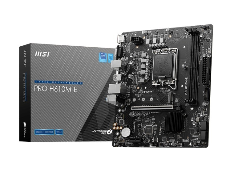 Płyta główna PRO H610M-E s1700 2DDR5 HDMI M.2 mATX 
