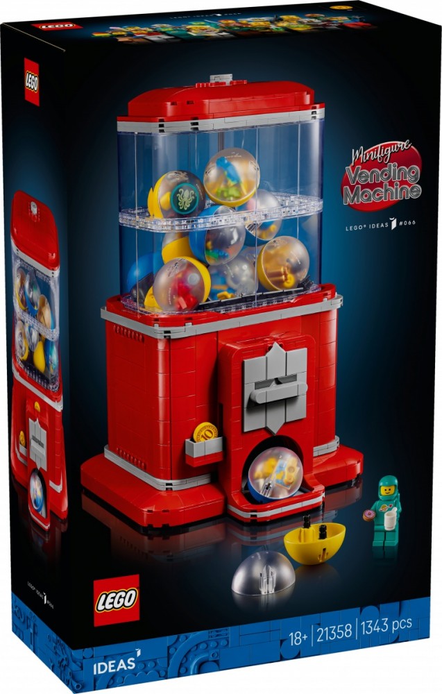 Klocki Ideas 21358 Maszyna z minifigurkami 