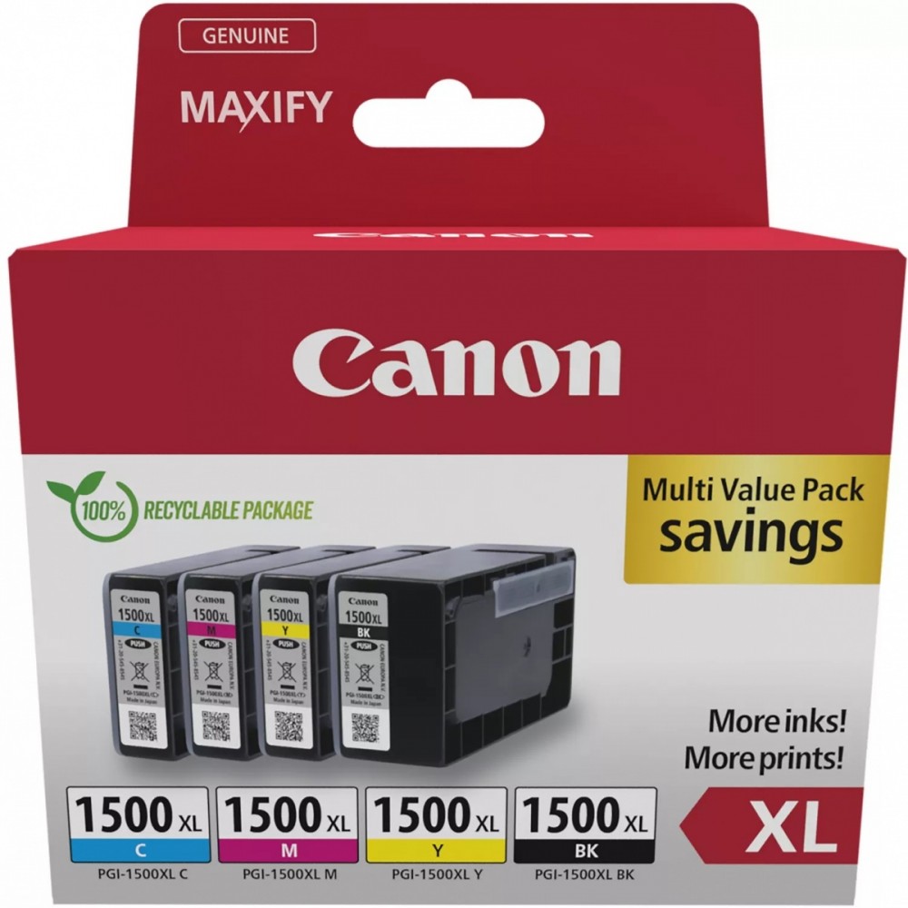 Multipack PGI-1500XL BK/C/M/Y 9182B010 