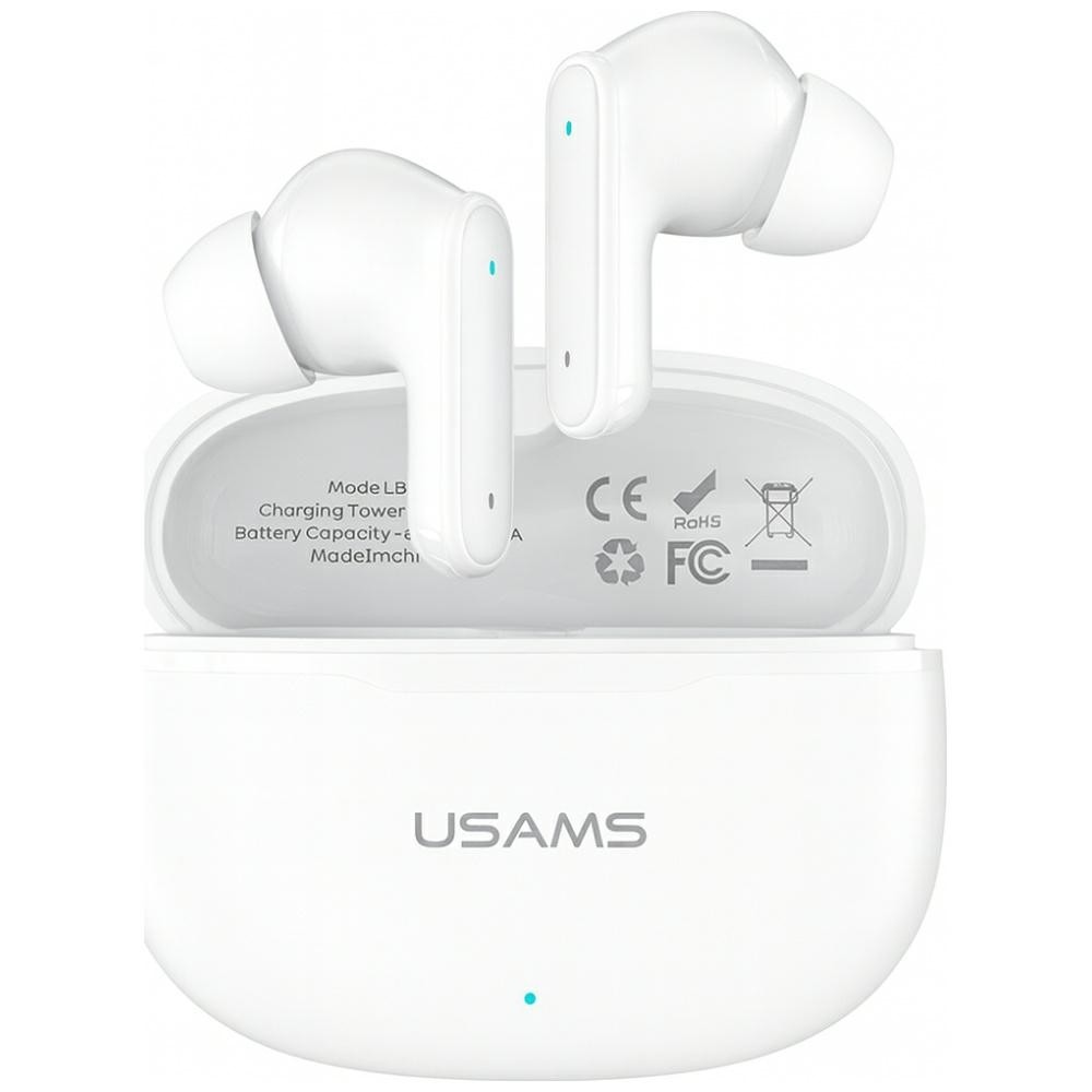 Słuchawki bluetooth 6.0 E05 TWS białe 
