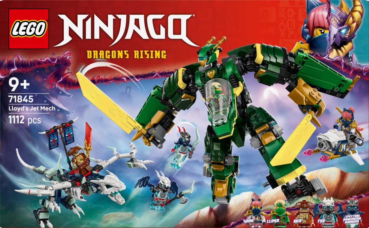Klocki Ninjago 71845 Odrzutowy mech Lloyda 