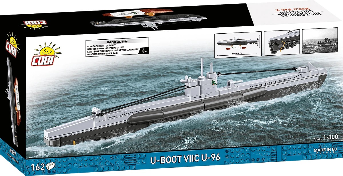 Klocki U-Boot VIIC U-96 162 klocki