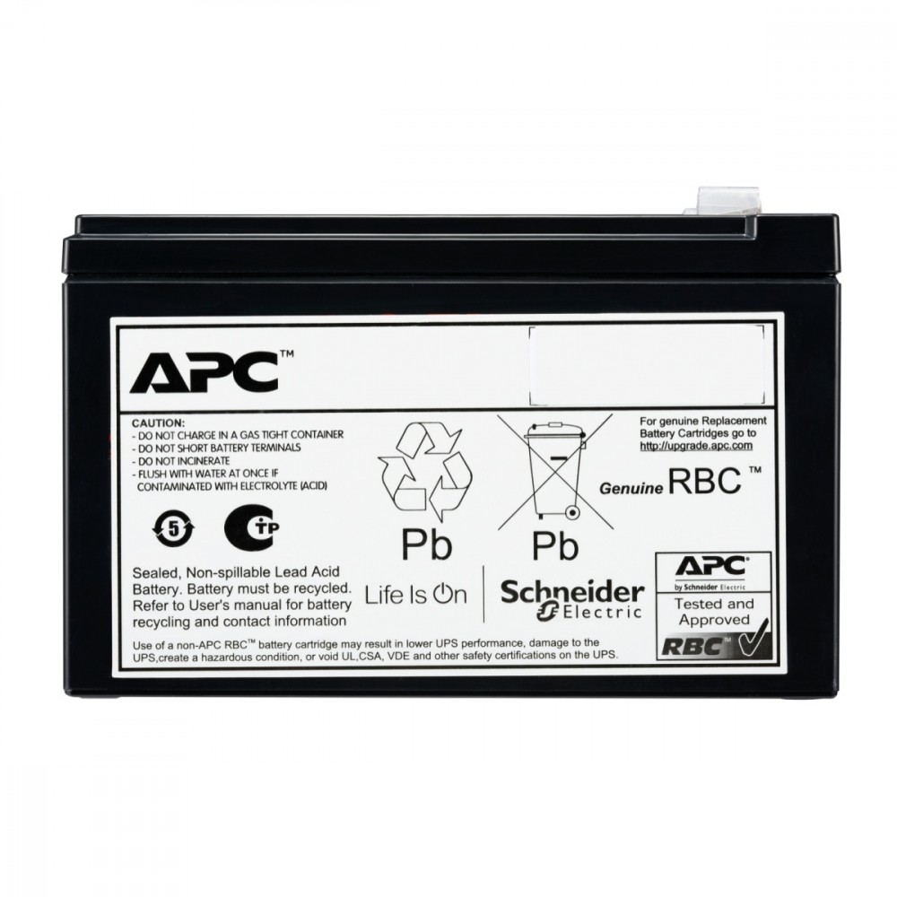 Zamienna kaseta akumulatorowa APC, VRLA, 9 Ah, 72 V DC do UPS SRV3KI-E